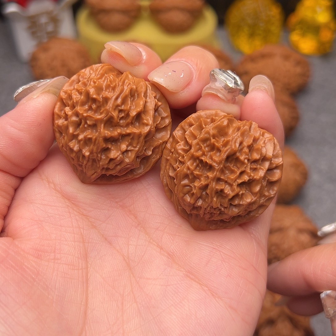 吊坠文玩核桃毕业精品精配野生果子全品33.5