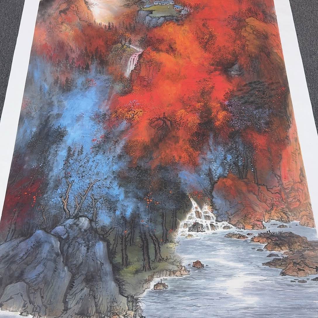 国画多次参加国内外大型