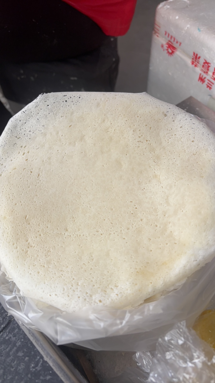 农家自制小麦面春卷皮