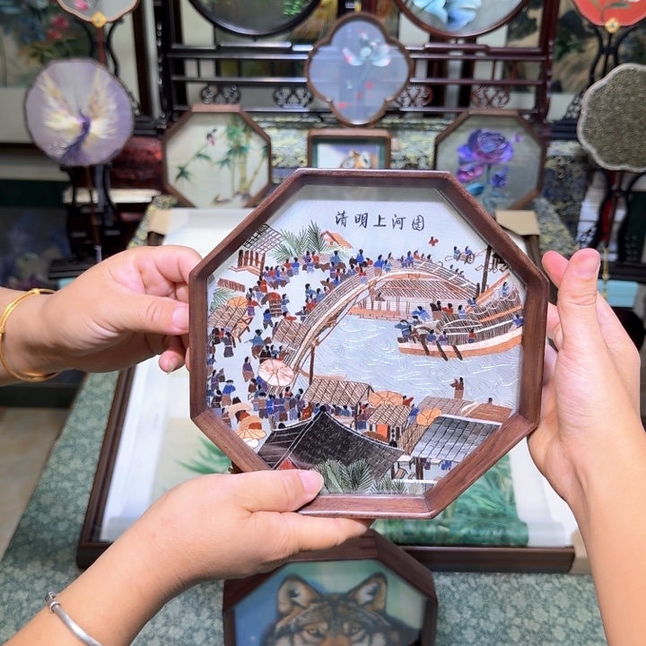 刺绣手工苏绣工艺制作技艺精湛