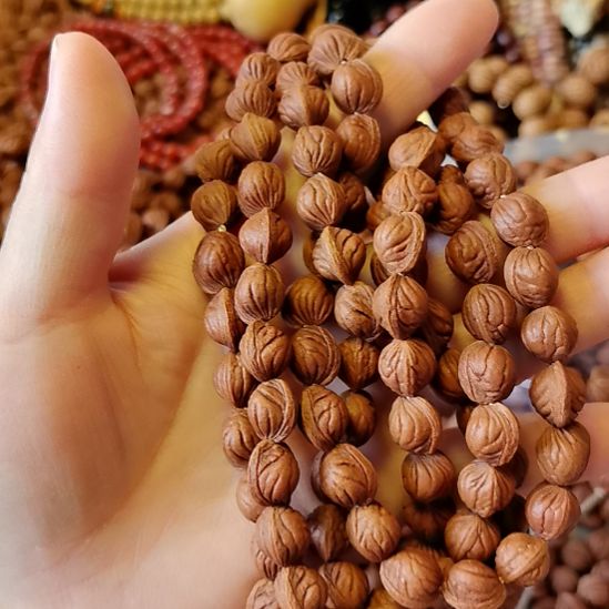 银S925纯野生原生态龙纹挂脖108