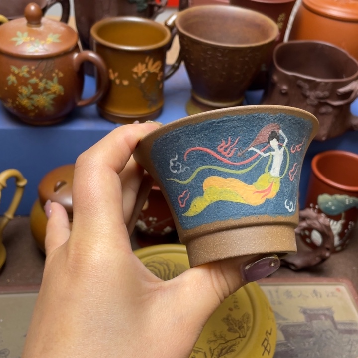 紫砂茶杯紫砂主人杯