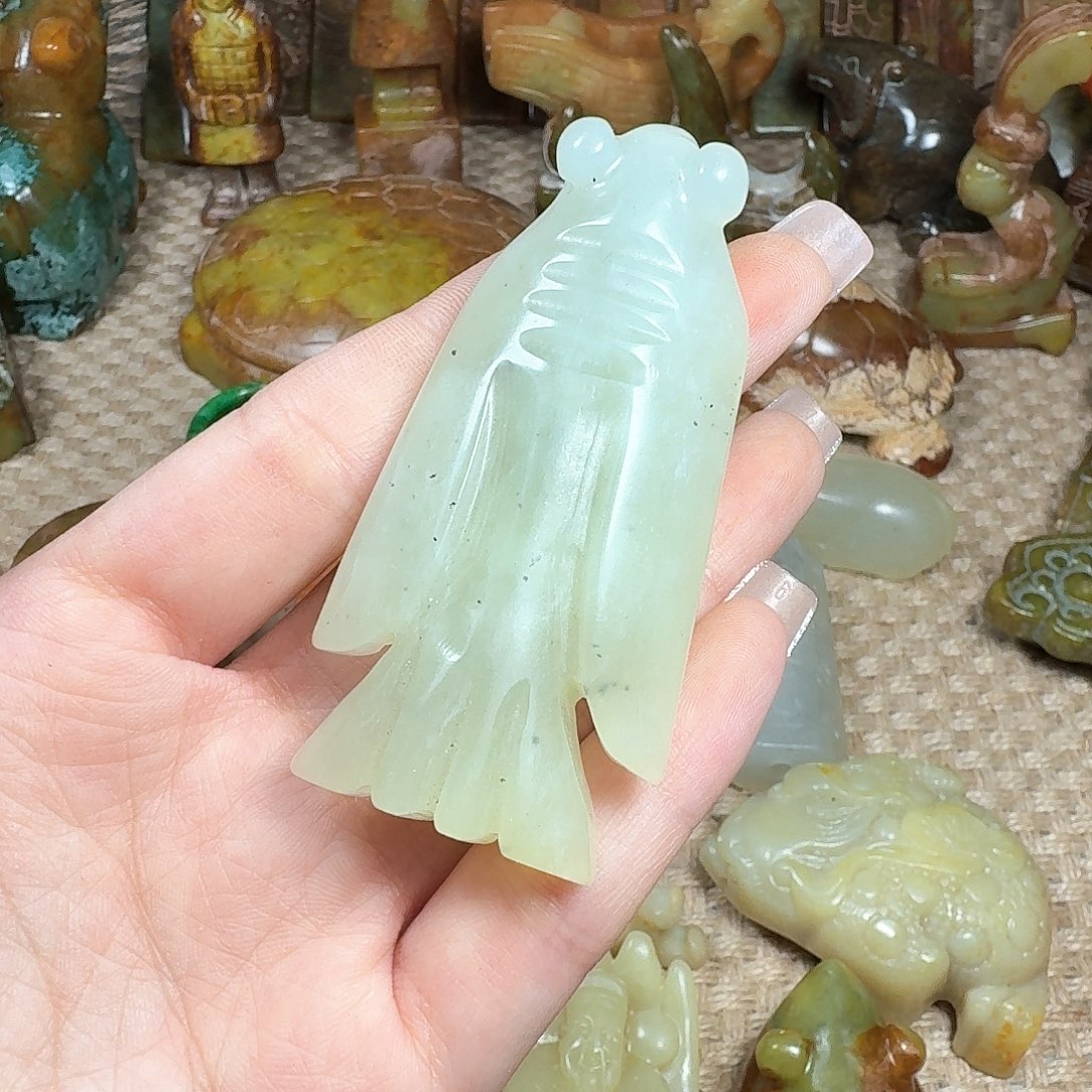 白玉菩提吊坠挂件