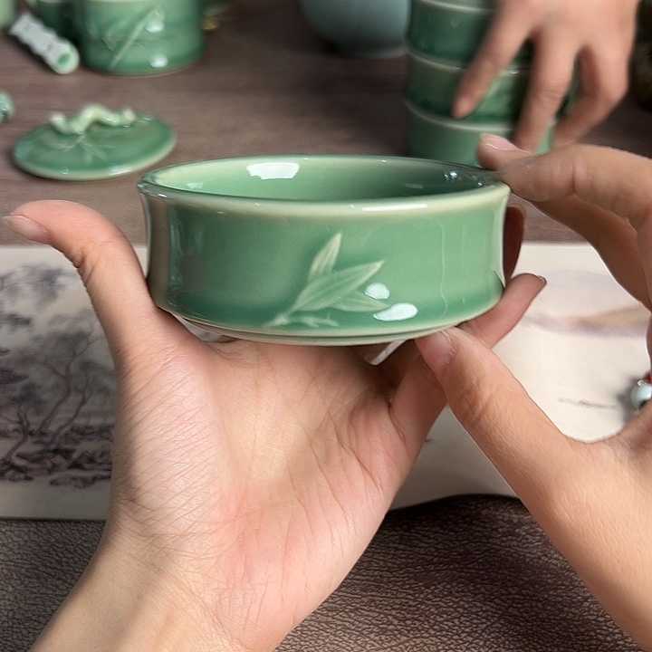 小米茶器龙泉青瓷