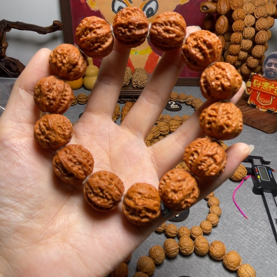 核桃粗筋龙脊手持88