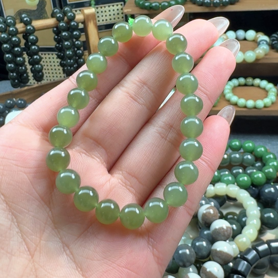 和田玉手链未镶嵌