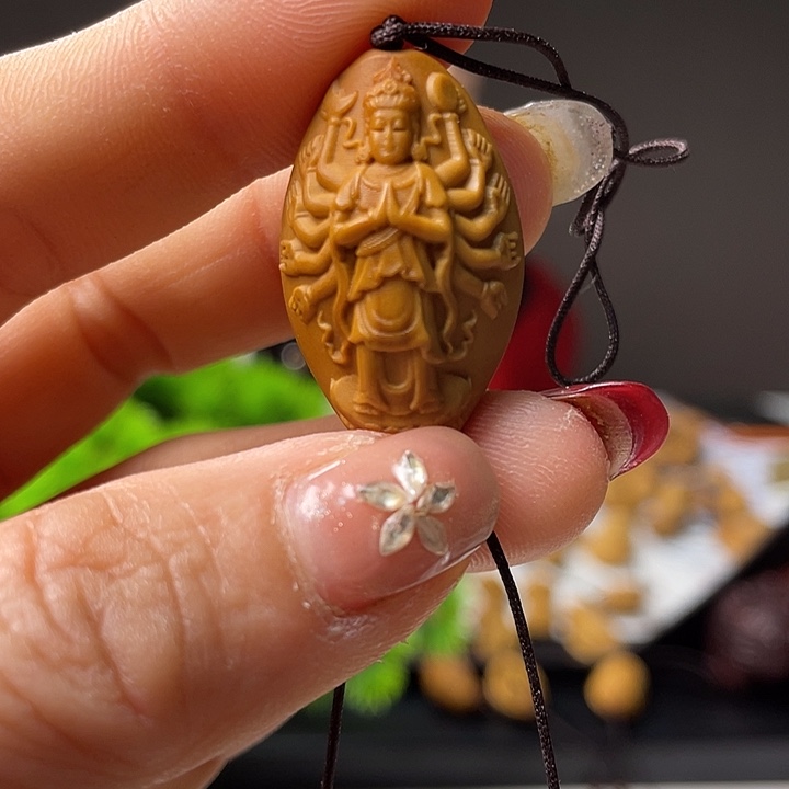 橄榄核吊坠橄榄核