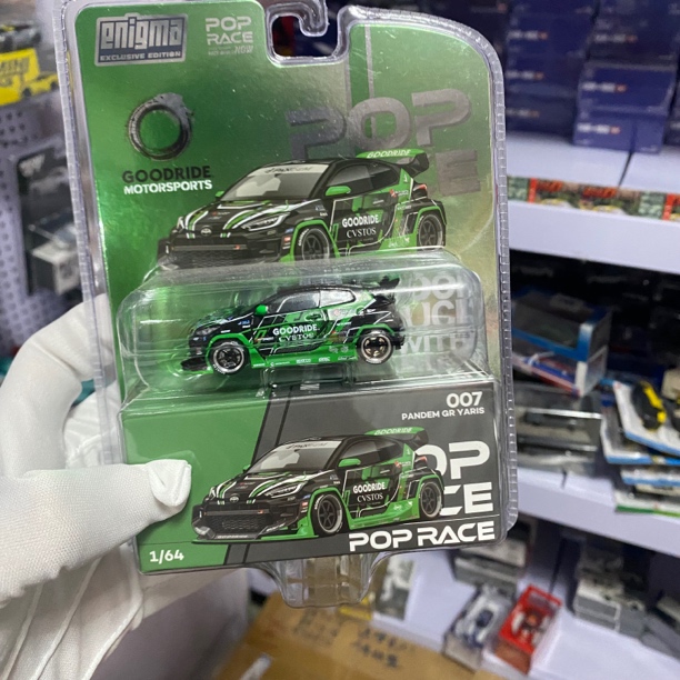 POPRACE 1:64 Pandem GR Yaris - MotorSports 仿真 合金汽车模型