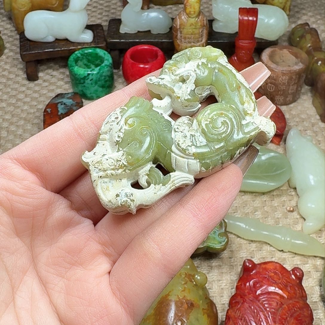 白玉菩提吊坠挂件