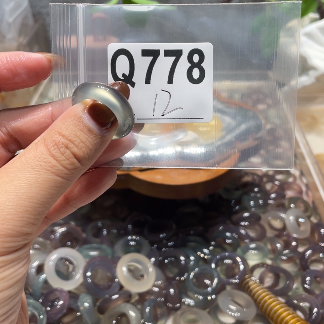 玛瑙/玉髓未镶嵌戒指778