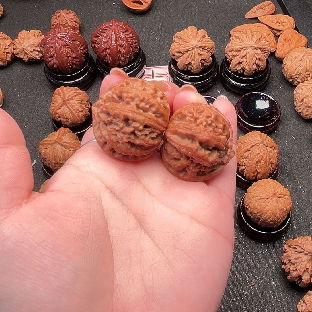 杨***扬把件文玩核桃L八棱珊瑚王