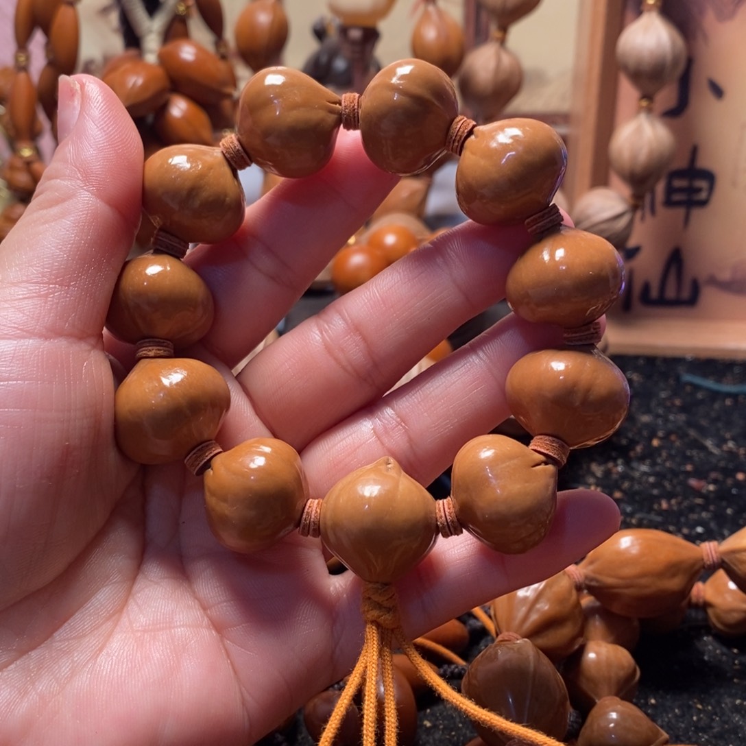 橄榄核手串/手链2.0蒜头正圆