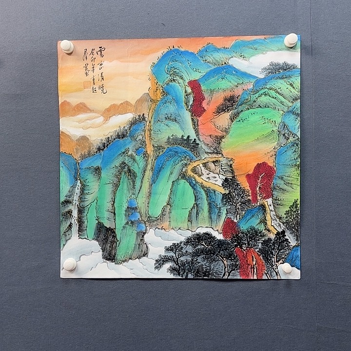 书法作品多次参加