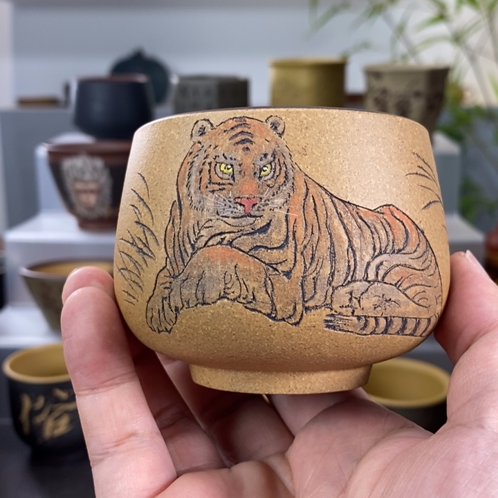 茶杯紫砂?***?宜兴紫砂主人杯