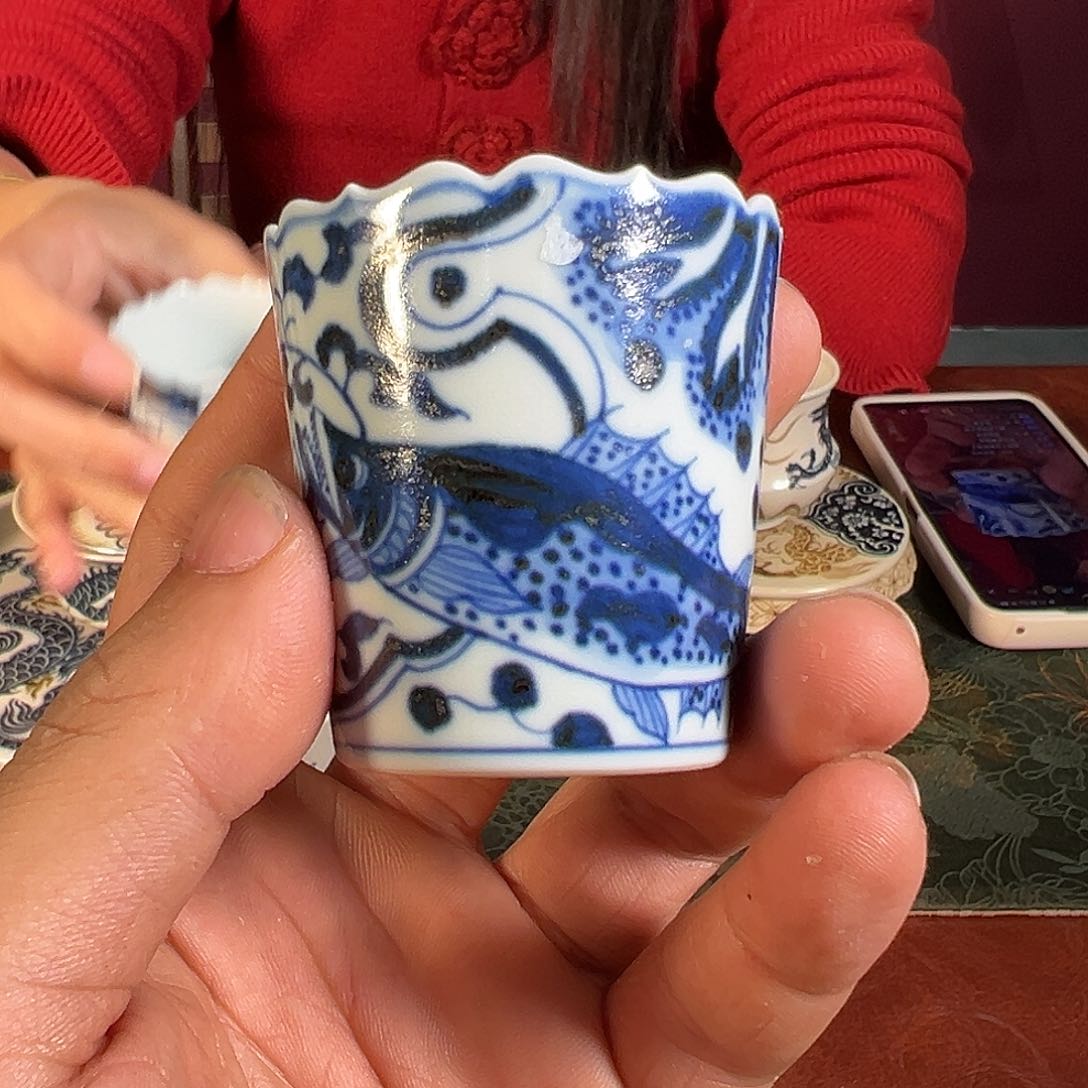 杯景德镇手工手绘陶瓷杯子