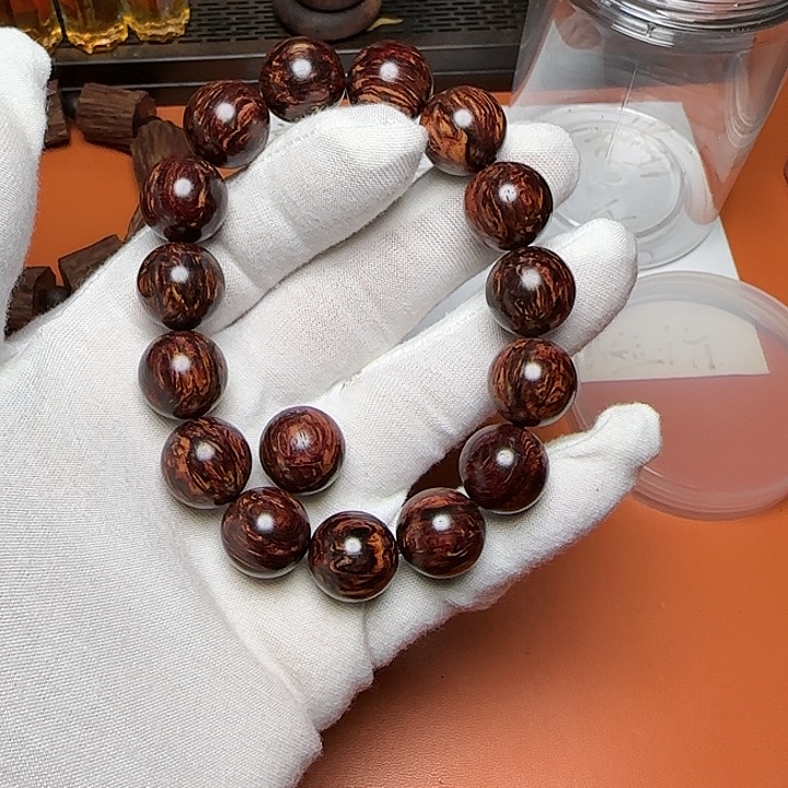 降真香其他y999海南红降1.5圆珠手串