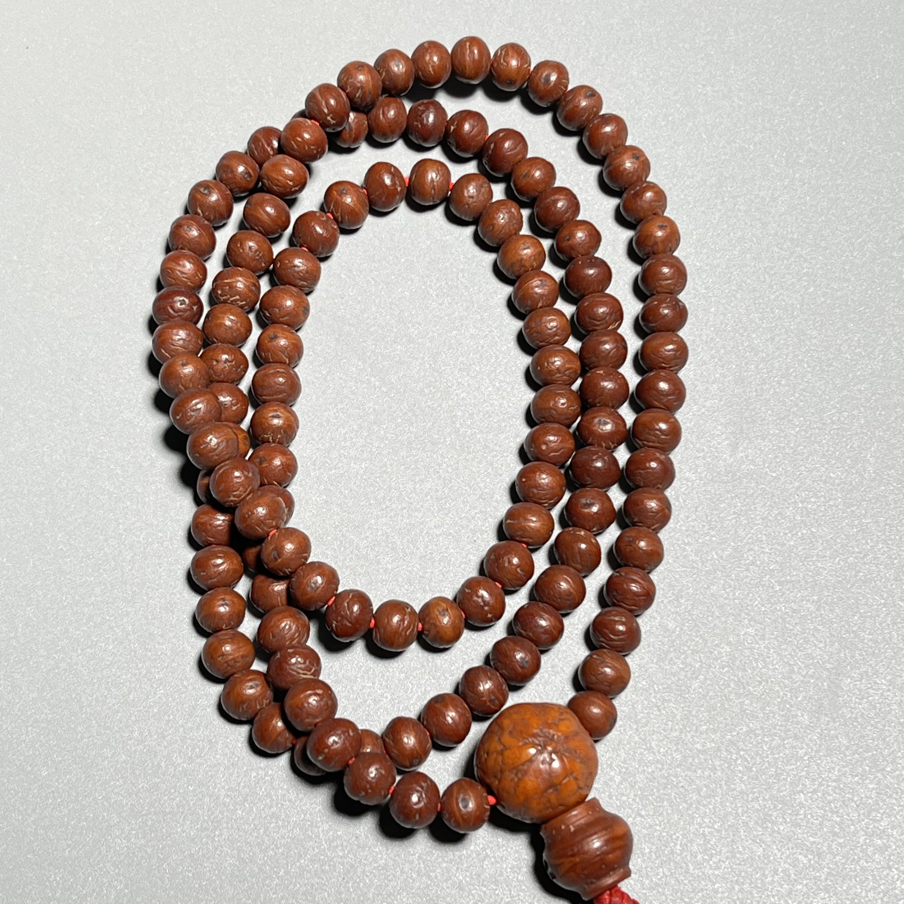 闻德评级【藏传0201】[闻德评级]酸枣核凤眼菩提念珠