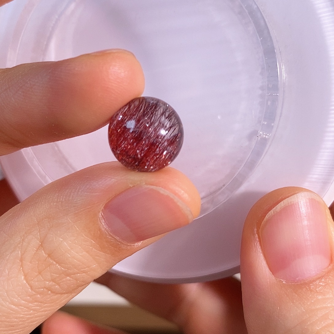 b***i未镶嵌水晶珠宝半成品天然超七单珠