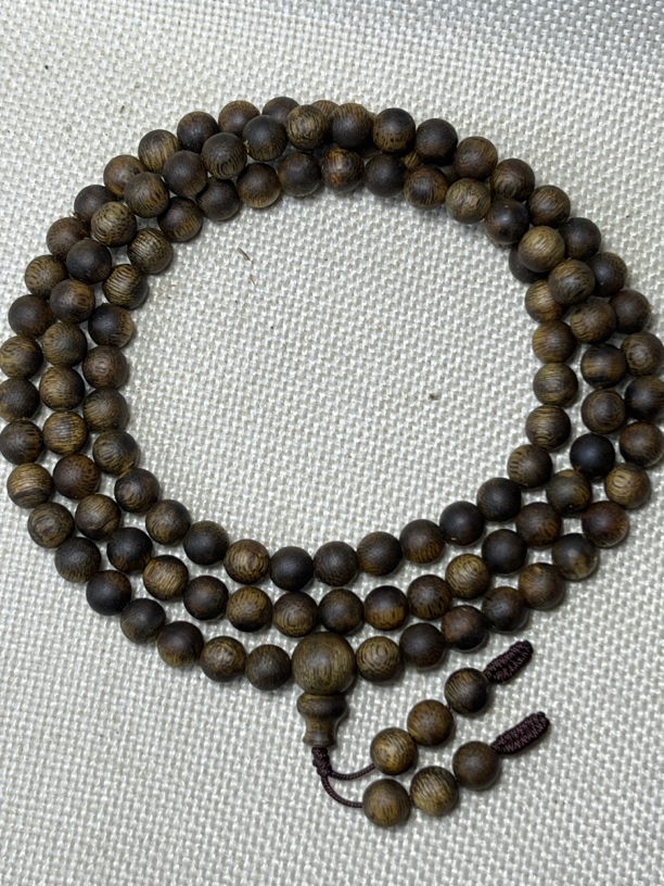 沉香奇楠沉香7mm圆珠多圈手串20克十多样性发一