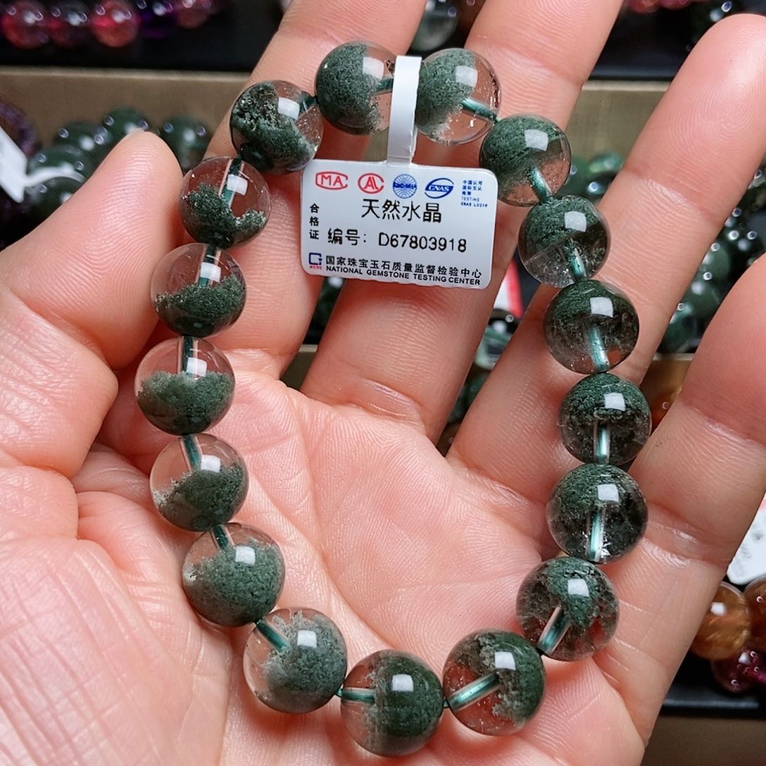 水晶手链未镶嵌绿幽灵12