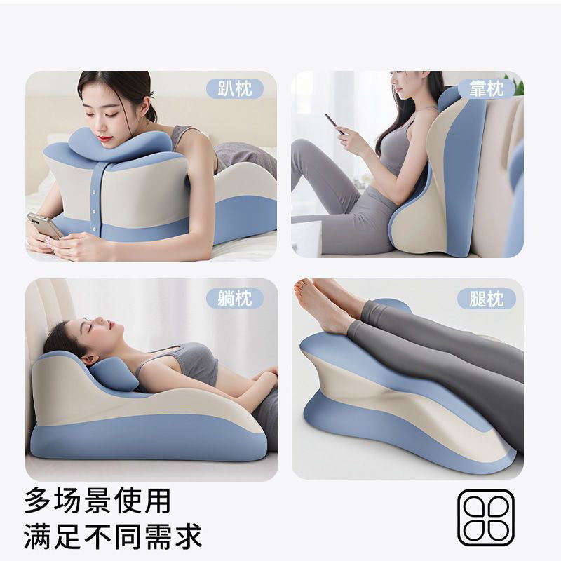 透气不闷的双人床上瑜伽趴睡枕多功能靠枕护颈椎