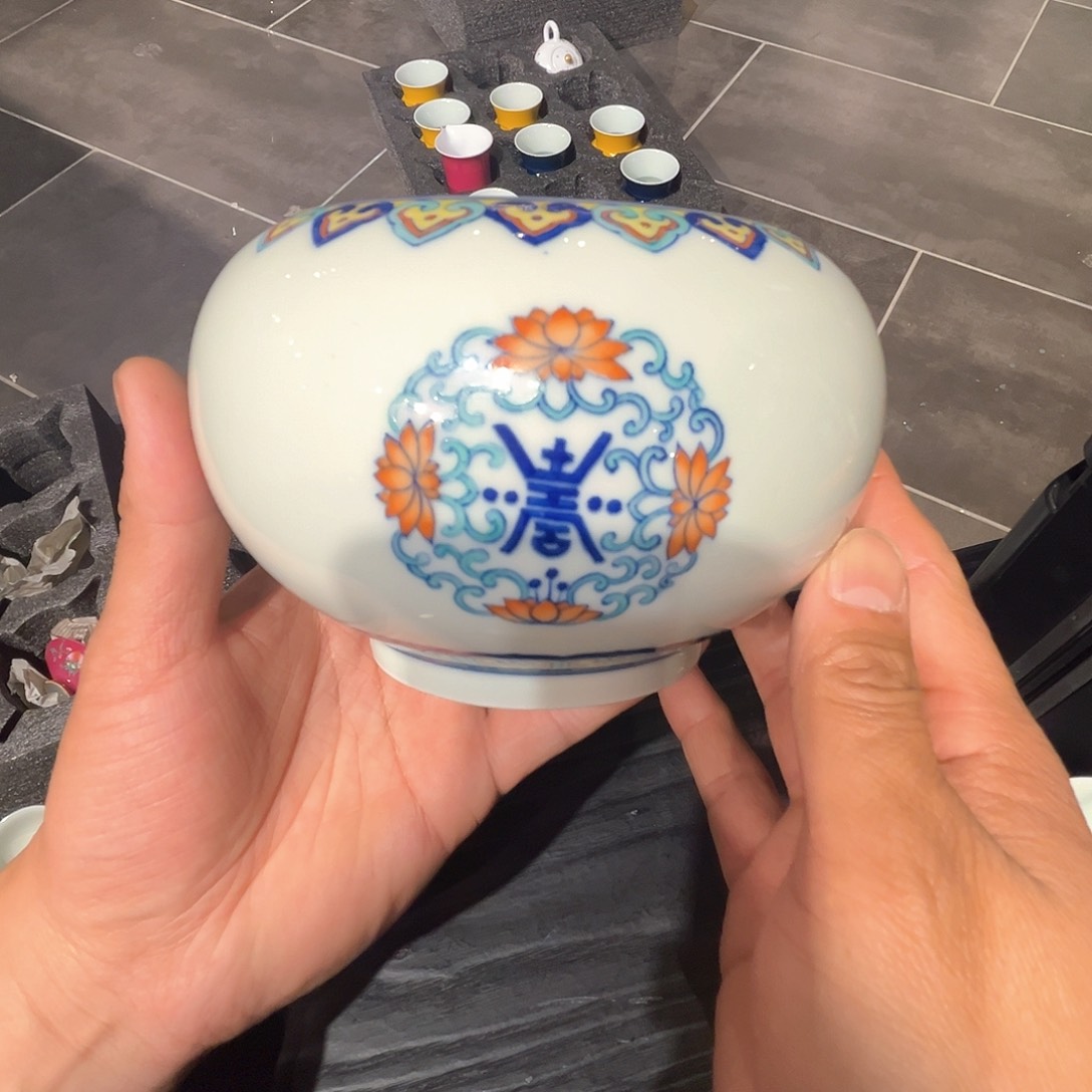 杯青花瓷器青花瓷器