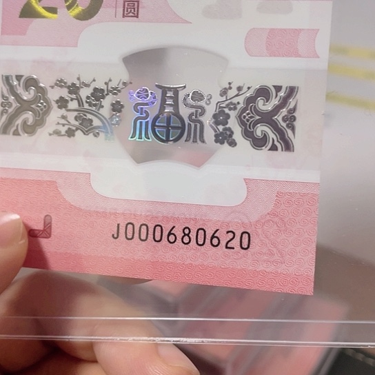 塑料2025年纪念钞蛇年靓号