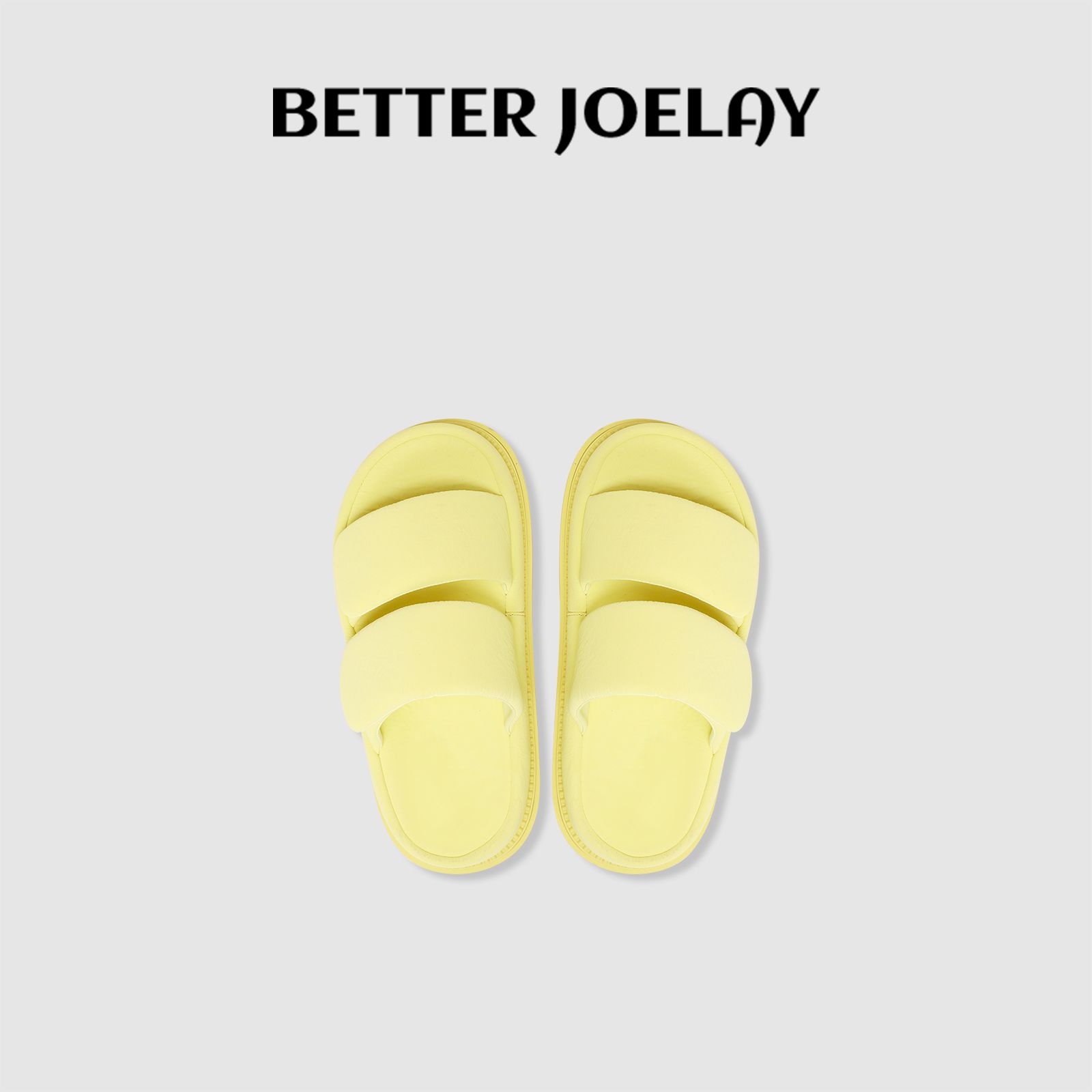 BETTER JOELAY -【奶油扑扑】时尚百搭平跟凉鞋极简风休闲春夏Z6984