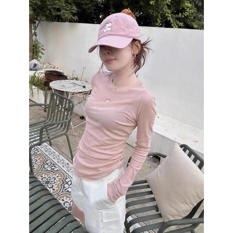 韩系【非主图款】秋冬薄款显瘦长袖网红短款百搭不规则修身时尚性感