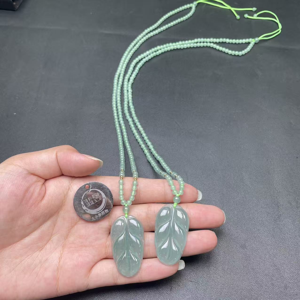 翡昱-N26-49088-天然A货翡翠吊坠/约3+/约170颗/-多样性发其一