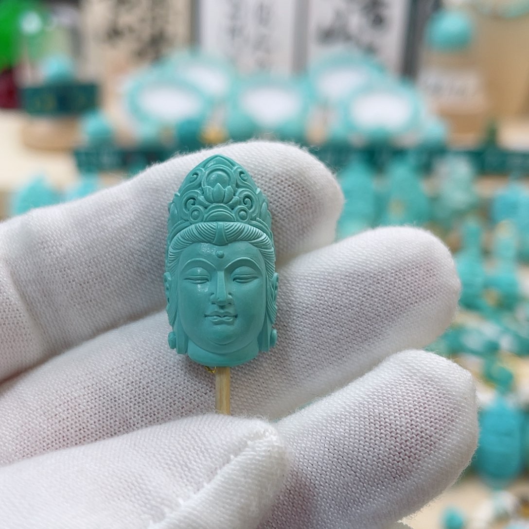 绿松石珠宝奇石未镶嵌