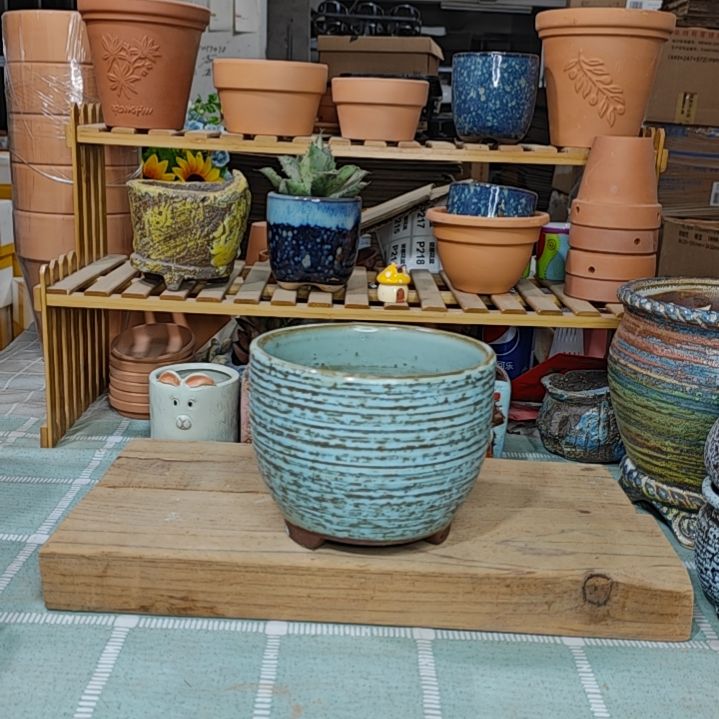 紫砂花盆粗陶花盆