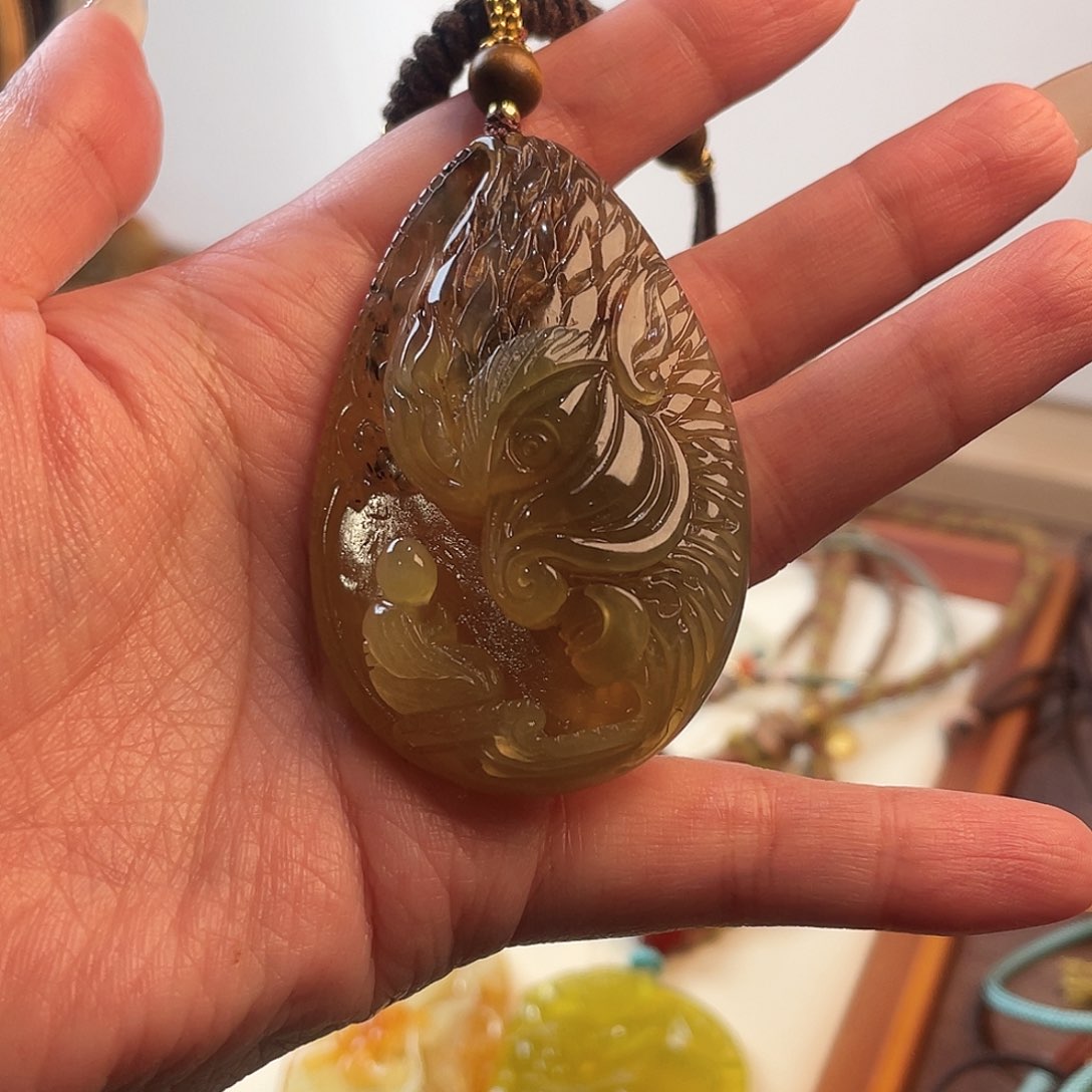 合金蛇纹石玉水滴汤*?