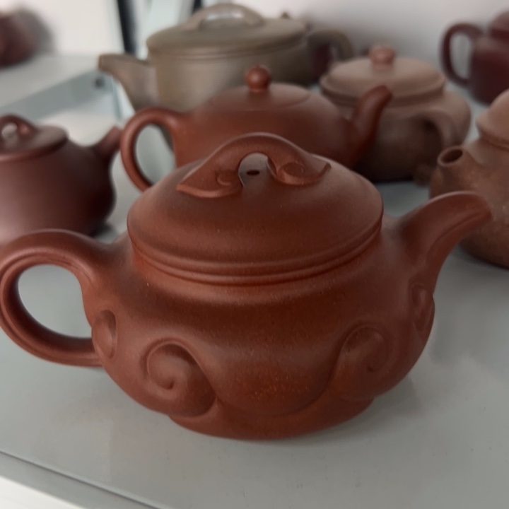 紫砂茶案精工如意仿古300cc