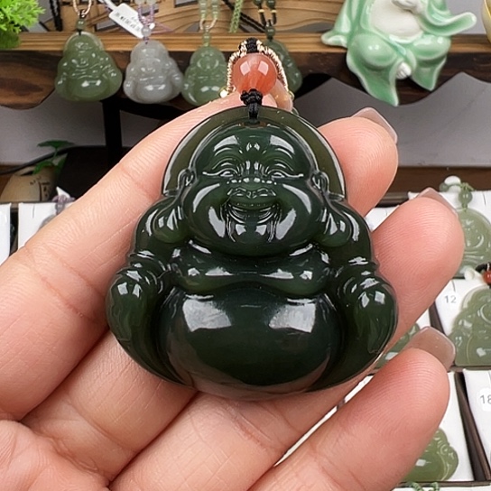 和田玉吊坠(赠链)未镶嵌