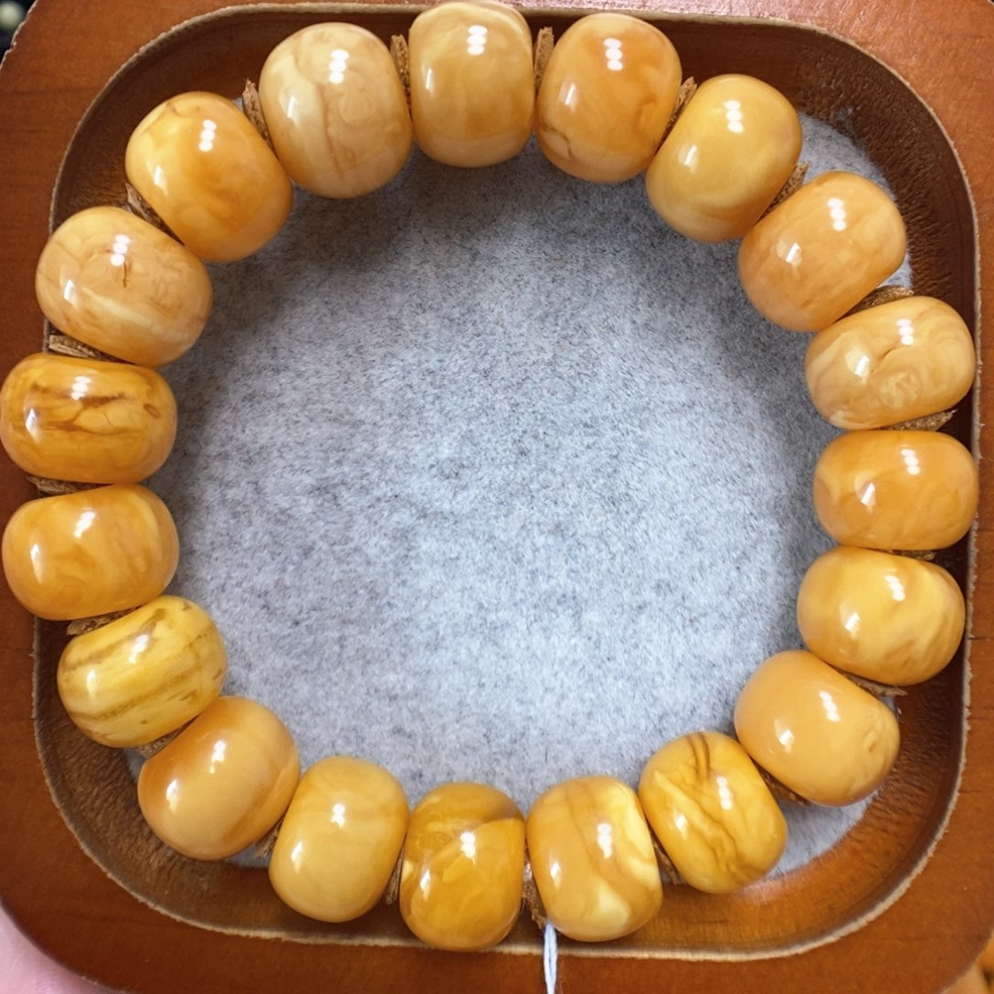蜜蜡手串未镶嵌蜜蜡