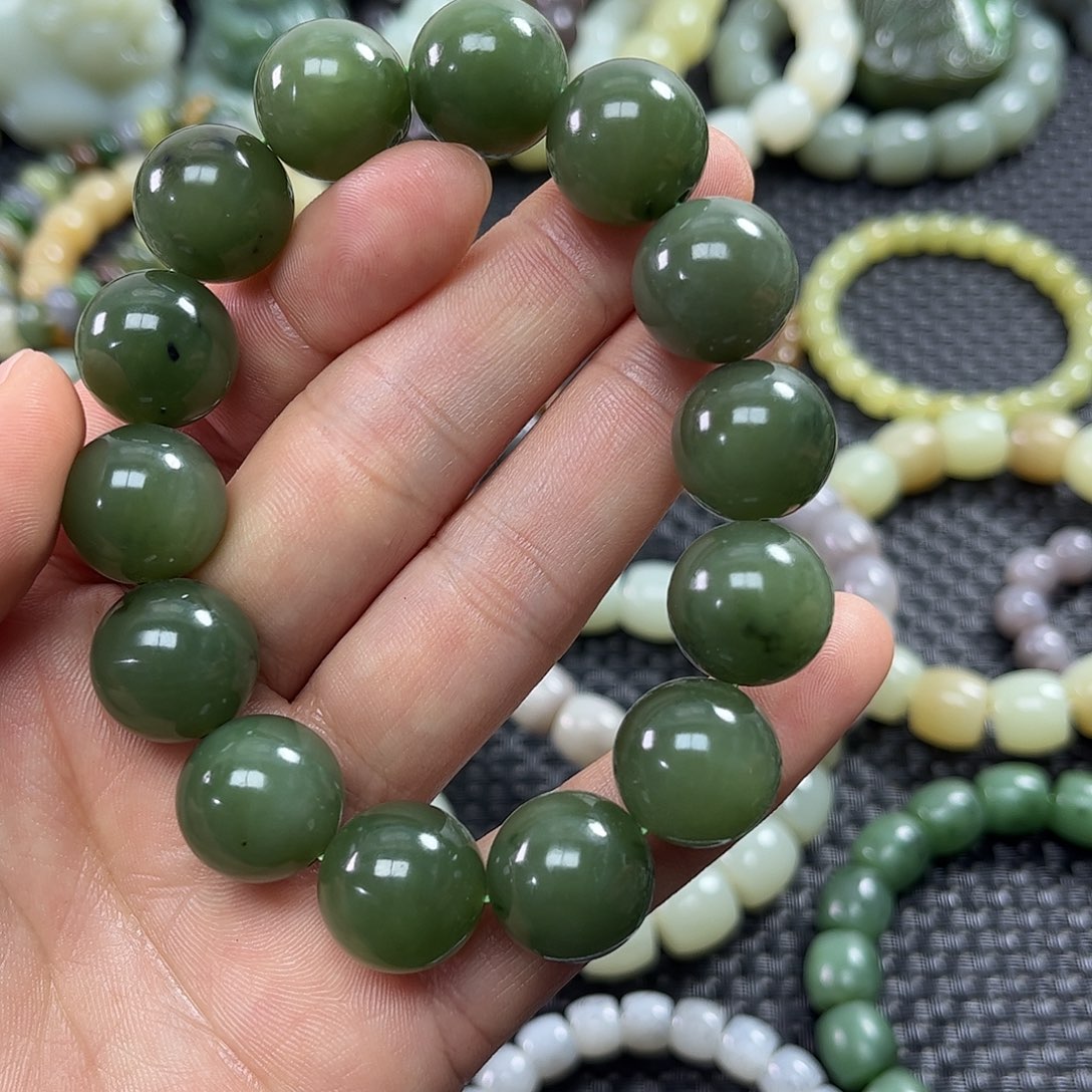 和田玉手链未镶嵌