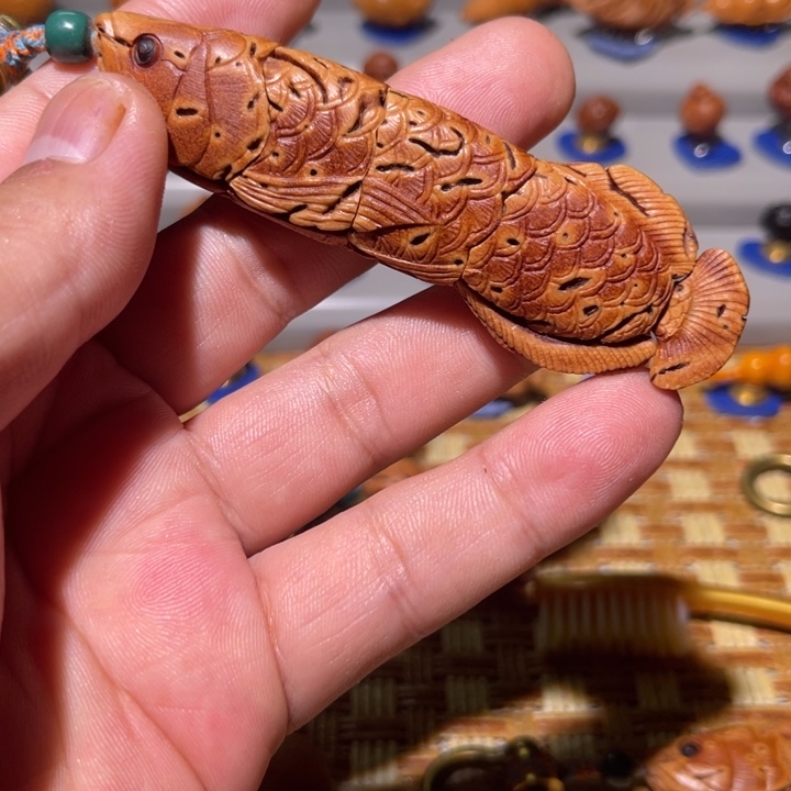 木质非金属四节金龙鱼