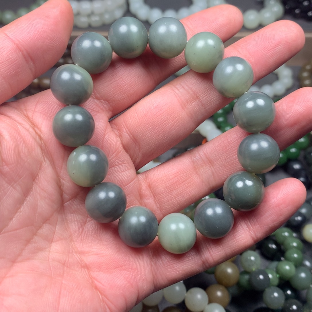 和田玉未镶嵌手链