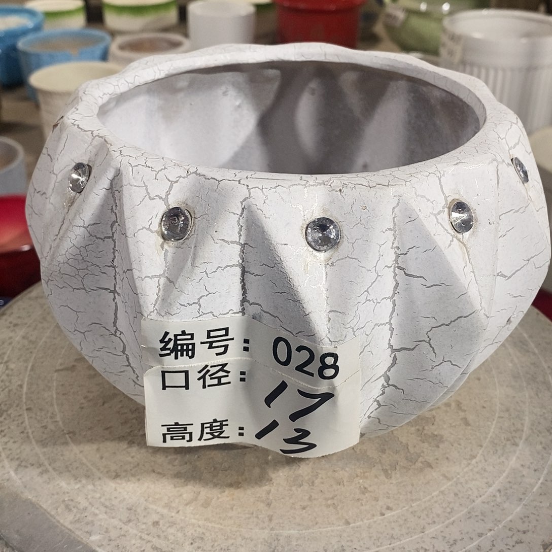【闪购商品】陶瓷微瑕花盆-028-1个