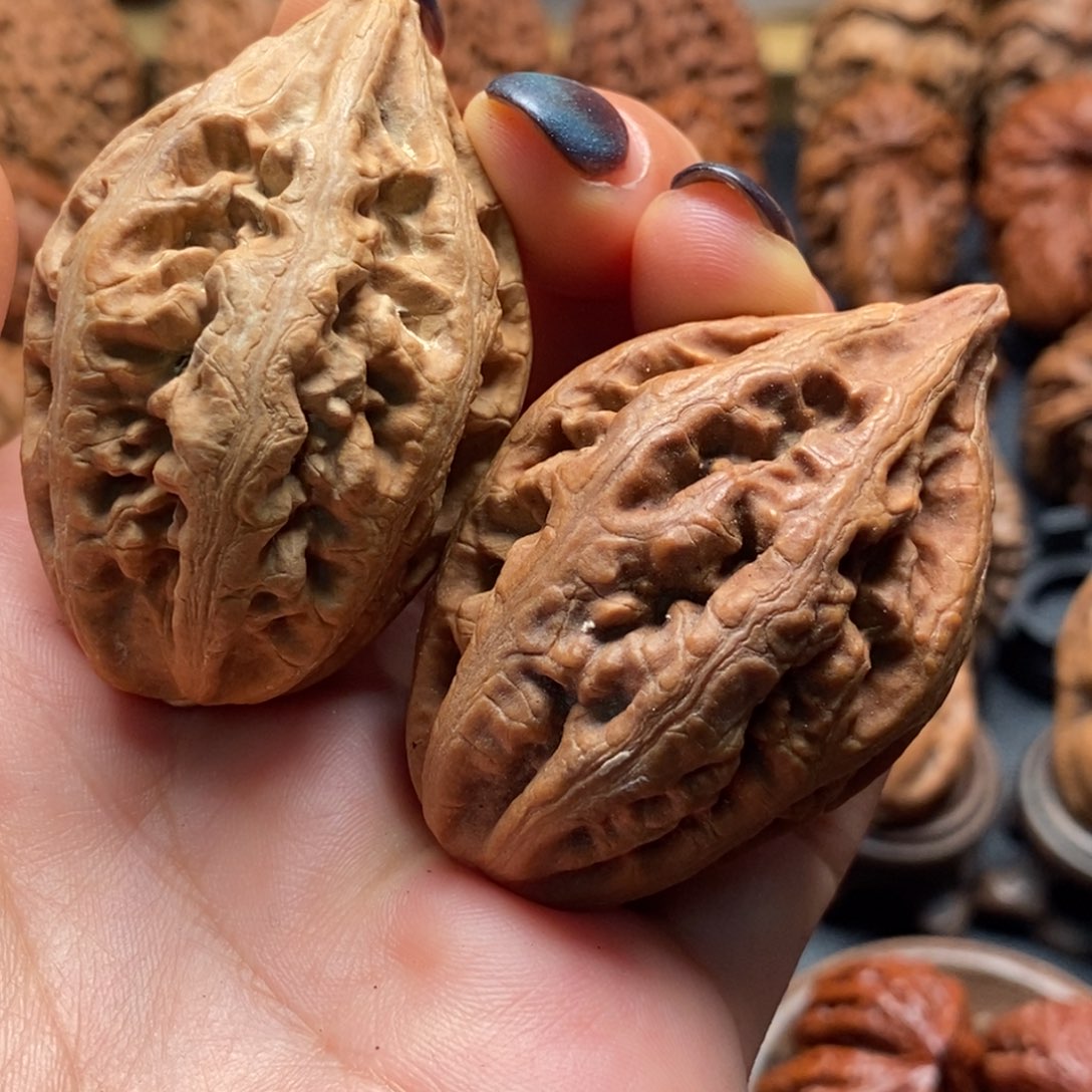 吊坠文玩核桃色差5