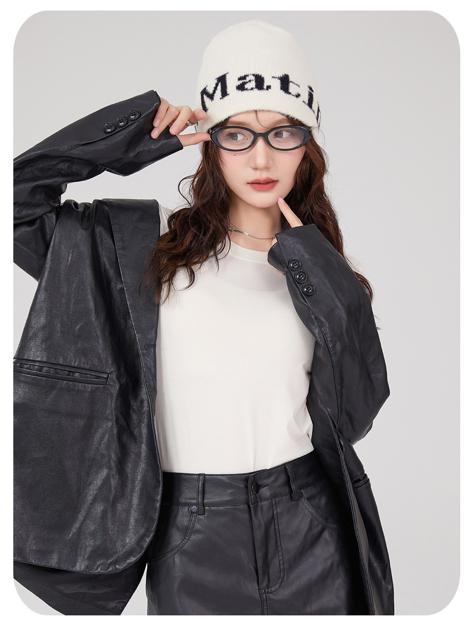 2025早秋款时尚百搭气质圆领打底长袖小懒猫暖暖衣  6090