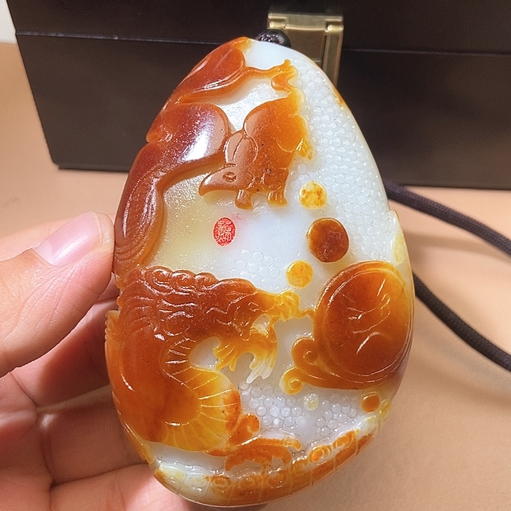 和田玉颈饰未镶嵌海***师HX