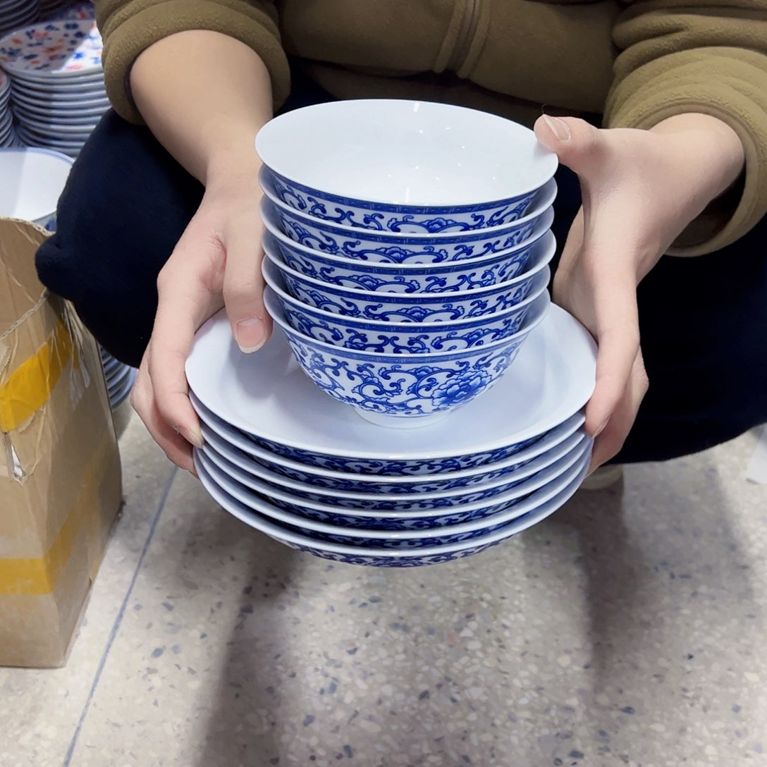 瓷片5.5英寸，8英寸内白各六个