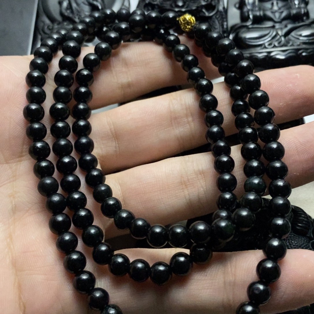 翡翠未镶嵌项链项链