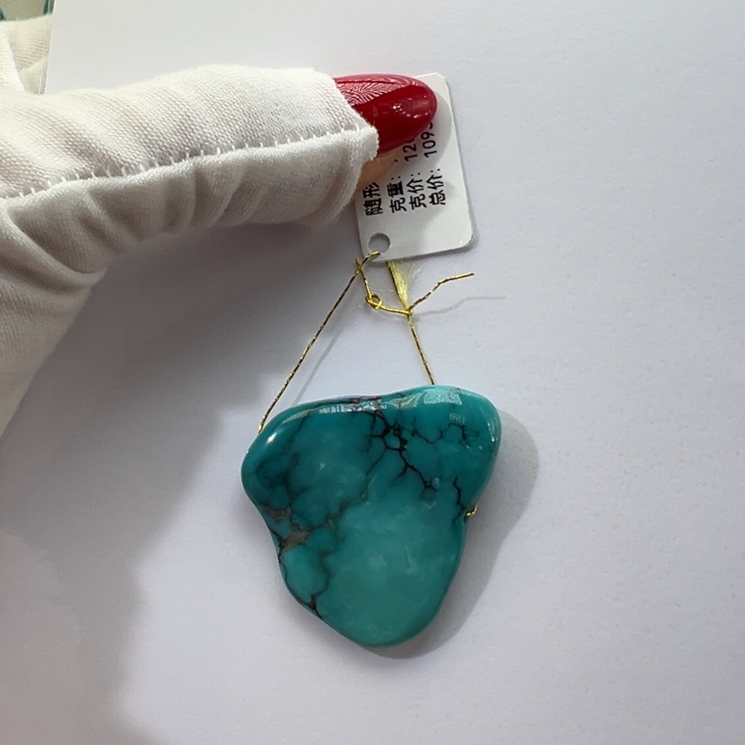 绿松石未镶嵌挂件