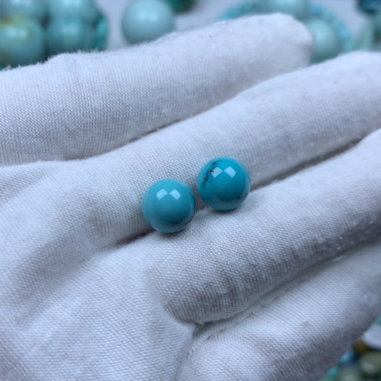 【闪购商品】绿松石珠宝奇石未镶嵌然*