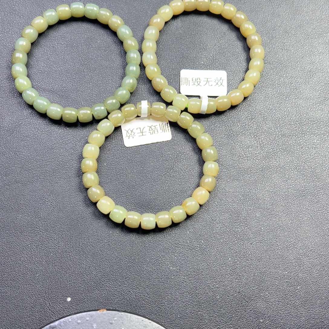 和田玉手链未镶嵌多样性拍一发一直切且末糖卡8