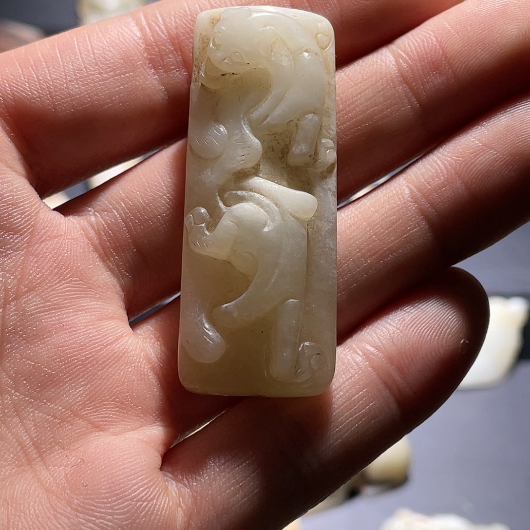 偶***遇和田玉（糖玉）未镶嵌颈饰