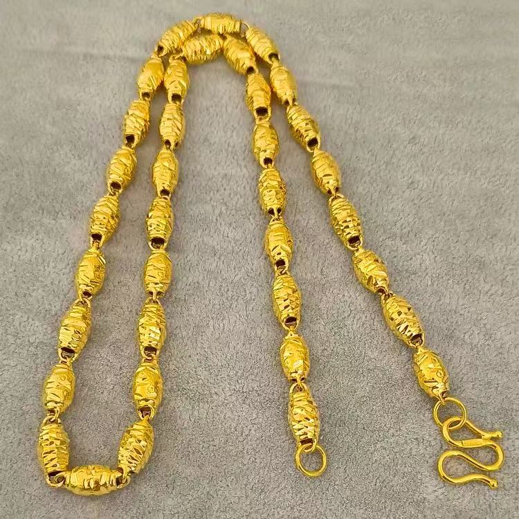 【晓云甄选】复古宫廷风转运橄榄珠项链YSXL17